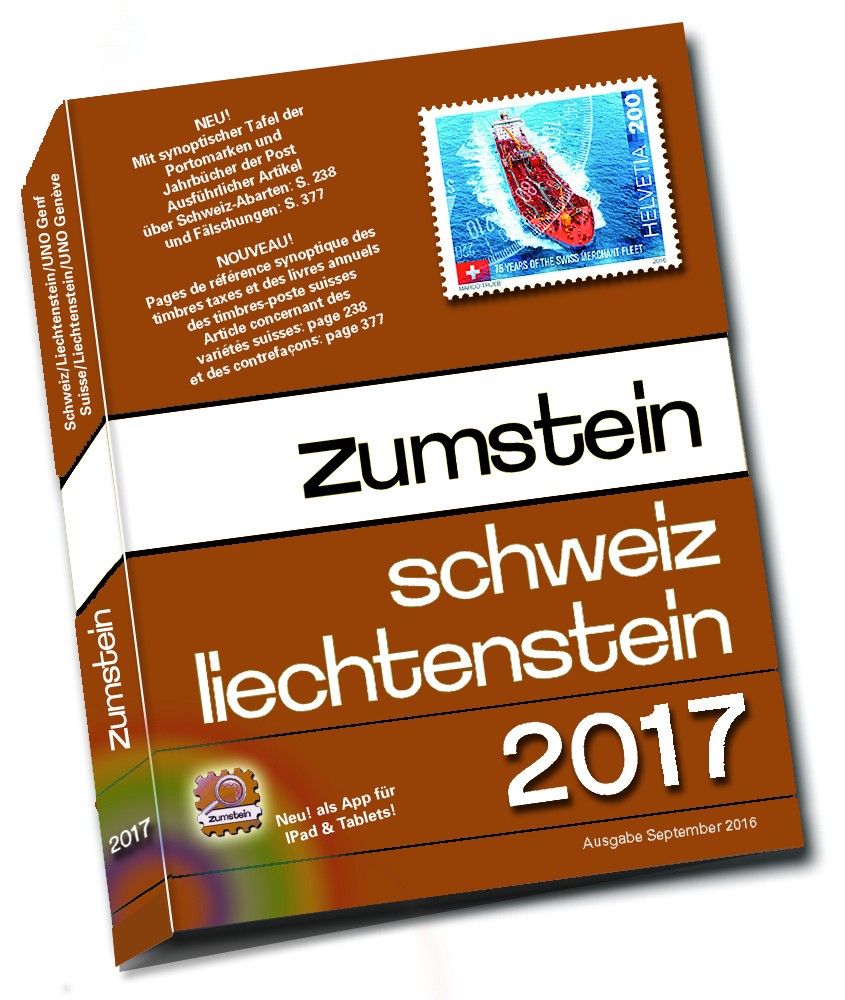 Zumstein Briefmakrenkatalog 2017 Buch 
