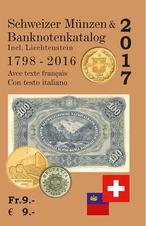 Münzenkatalog 2017 ISBN 978 3 033 05837 8 Umschlag