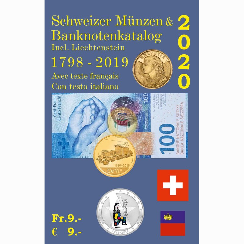 schweizer muenzen und banknotenkatalog 20202